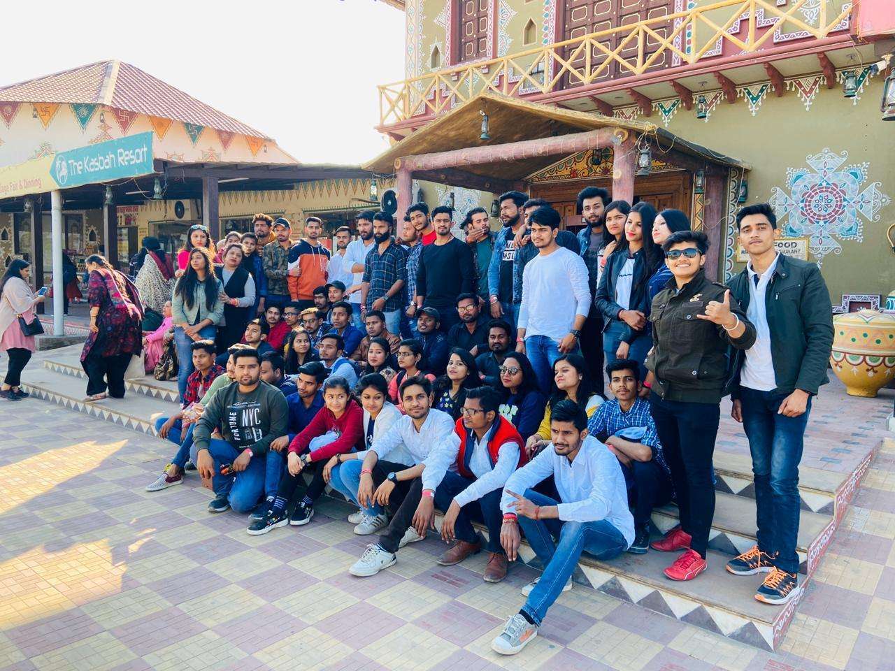 BCA Final Year Students Spent a Day at Chokhi Dhani Village